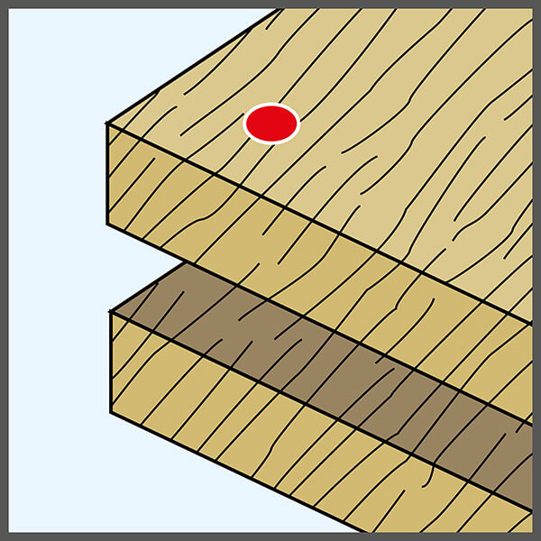Madera contra madera