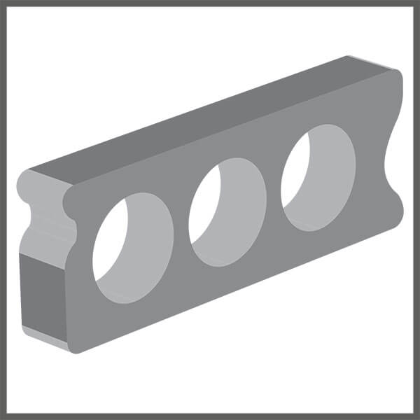 Material, losa alveolar